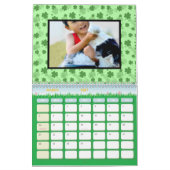 Farbvolle Rahmen Familienformat 1 pro Seite Kalender (Mär 2027)