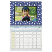 Farbvolle Rahmen Familienformat 1 pro Seite Kalender (Jan 2026)