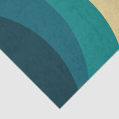 Farbvolle Retrostil-Kurven Design Seidenpapier (Ausschnitt)