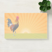 Farbvolle Strutting Rooster Design Postit Notes Post-it Klebezettel (Büro)