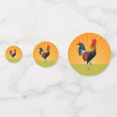 Farbvolle Strutturbinen-Designtisch Confetti Konfetti (Rückseiten)