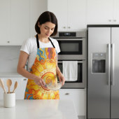 Farbvolle Sun-Multimedia-Schürze Schürze