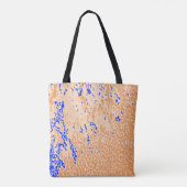 Farbvoller Grunge Hintergrund. Abstrakt Multicolor Tasche (Rückseite)