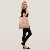 Farbvoller Grunge Hintergrund. Abstrakt Multicolor Tasche (Am Model)