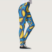 Farbvoller Leopardendruck, nahtlose Textur. Leggings (Rechts)