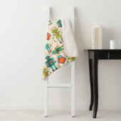 Farbvolles Muster für Retro-Roboter Sherpadecke (Beispiel)