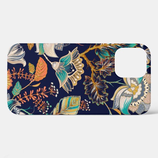 Farbvolles nahtloses Muster. Blumenhintergrund. Fl Case-Mate iPhone Hülle (Rückseite (Horizontal))