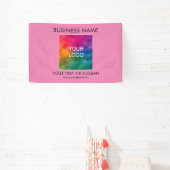 Farbvorlage für benutzerdefinierbare Firmenlogos Banner (InSitu)