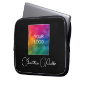 Farbvorlage für benutzerdefinierte Textnamen Laptopschutzhülle (Vorderseite Links)