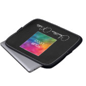 Farbvorlage für benutzerdefinierte Textnamen Laptopschutzhülle (Vorne Knopf)