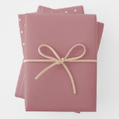 Farbvorlage für die Dusty-Rose Geschenkpapier Set (Beispiel)