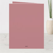 Farbvorlage für die Dusty-Rose Karte (Rückseite)