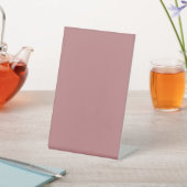 Farbvorlage für die Dusty-Rose Sockelschild (In SItu)