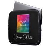 Farbvorlage für einen benutzerdefinierten Textname Laptopschutzhülle (Vorderseite Links)