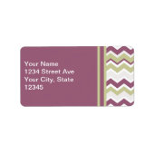 Farbvorlage Trendy 2013 Adressaufkleber (Vorne)