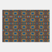 Farbvortex: Abstrakter Tanz von Öl und Wasser Geschenkpapier Set (Vorderseite 3)