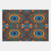 Farbvortex: Abstrakter Tanz von Öl und Wasser Geschenkpapier Set (Vorderseite)