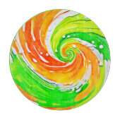 Farbvortex-Kunst wirbeln Schneidebrett (Vorderseite)