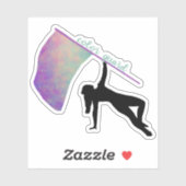 Farbwächter Flag 1 Aufkleber (Blatt)