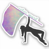 Farbwächter Flag 1 Aufkleber (Vorderseite)