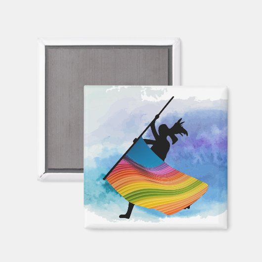 Farbwächter Flag-Helle Magnet (Vorderseite/Rückseite)