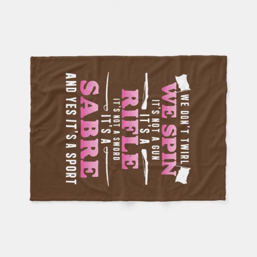 Farbwächter-Flaggenkorps-Marching-Band  Fleecedecke (Vorderseite (Horizontal))