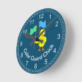 Farbwächter Runde Wanduhr (Winkel)