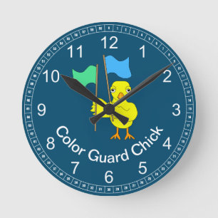 Farbwächter Runde Wanduhr