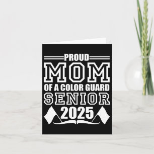 Farbwächter Senior Mama Cl of 2025 Abschluss Funny Karte