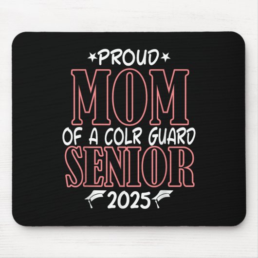 Farbwächter Senior Mama Cl of 2025 Abschluss Funny Mousepad (Vorne)