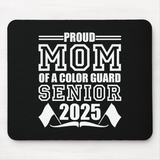 Farbwächter Senior Mama Cl of 2025 Abschluss Funny Mousepad (Vorne)