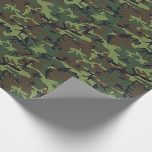 Farbwaldtarnung des Spaß-vier Geschenkpapier (Ecke)