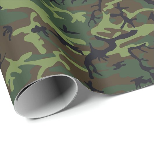 Farbwaldtarnung des Spaß-vier Geschenkpapier (Rolleneckpunkt)