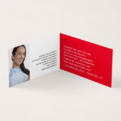 Farbwalze, Maler und Dekorator Foto Visitenkarten (Innenseite)