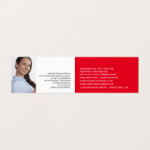 Farbwalze, Maler und Dekorator Foto Visitenkarten (Innenseite Aufgefaltet)