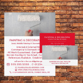 Farbwalze, Maler und Dekoratorwerbung Flyer