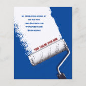 Farbwalze mit Logo Flyer (Hinten)