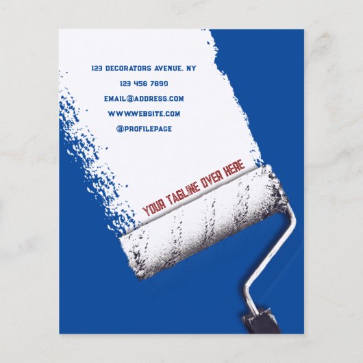 Farbwalze mit Logo Flyer (Hinten)