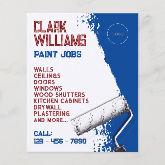 Farbwalze mit Logo Flyer (Vorne)