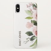 FARBWASCHBAUMASCHINE BLUSPINK FLORAL Case-Mate iPhone HÜLLE (Rückseite)