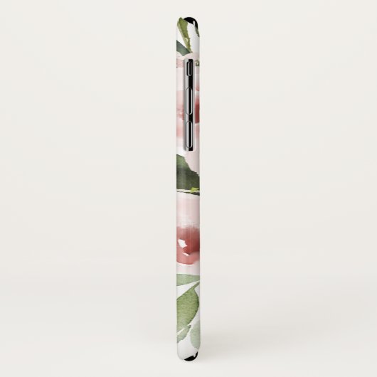 FARBWASCHBAUMASCHINE BLUSPINK FLORAL Case-Mate iPhone HÜLLE (Hinten/Links)