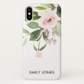 FARBWASCHBAUMASCHINE BLUSPINK FLORAL Case-Mate iPhone HÜLLE (Rückseite)