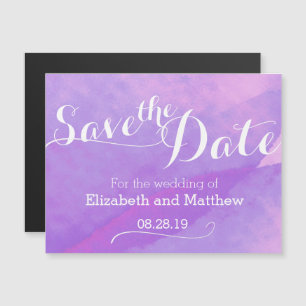 Farbwäsche lila magneteinladung