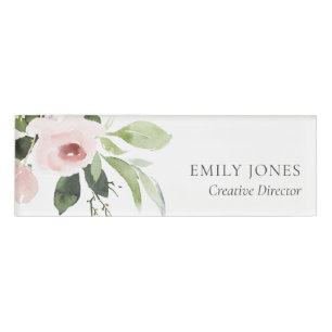 FARBWASCHWASCHEN-BLUSH-PINK-FLORALLBUNKCH NAMENSCHILD