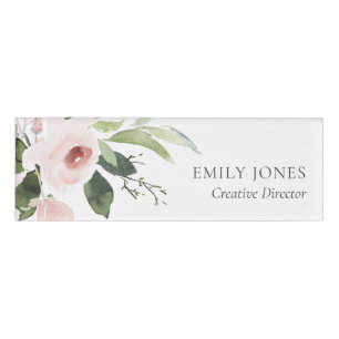 FARBWASCHWASCHEN-BLUSH-PINK-FLORALLBUNKCH NAMENSCHILD