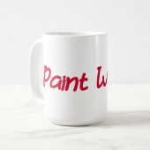 Farbwasser Kaffeetasse (Vorderseite Links)