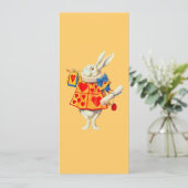 FARBWECHSEL Kaninchen in Alice Wonderland ~ Einlad Einladung (Stehend Vorderseite)