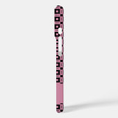 Farbwechsel! Muster für Funky Retro-Quadrate Case-Mate iPhone Hülle (Rückseite / Links)