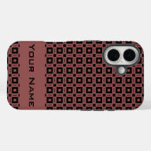 Farbwechsel! Muster für Funky Retro-Quadrate Case-Mate iPhone Hülle (Rückseite (Horizontal))
