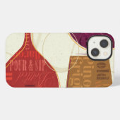 Farbwein iPhone Hülle (Rückseite (Horizontal))